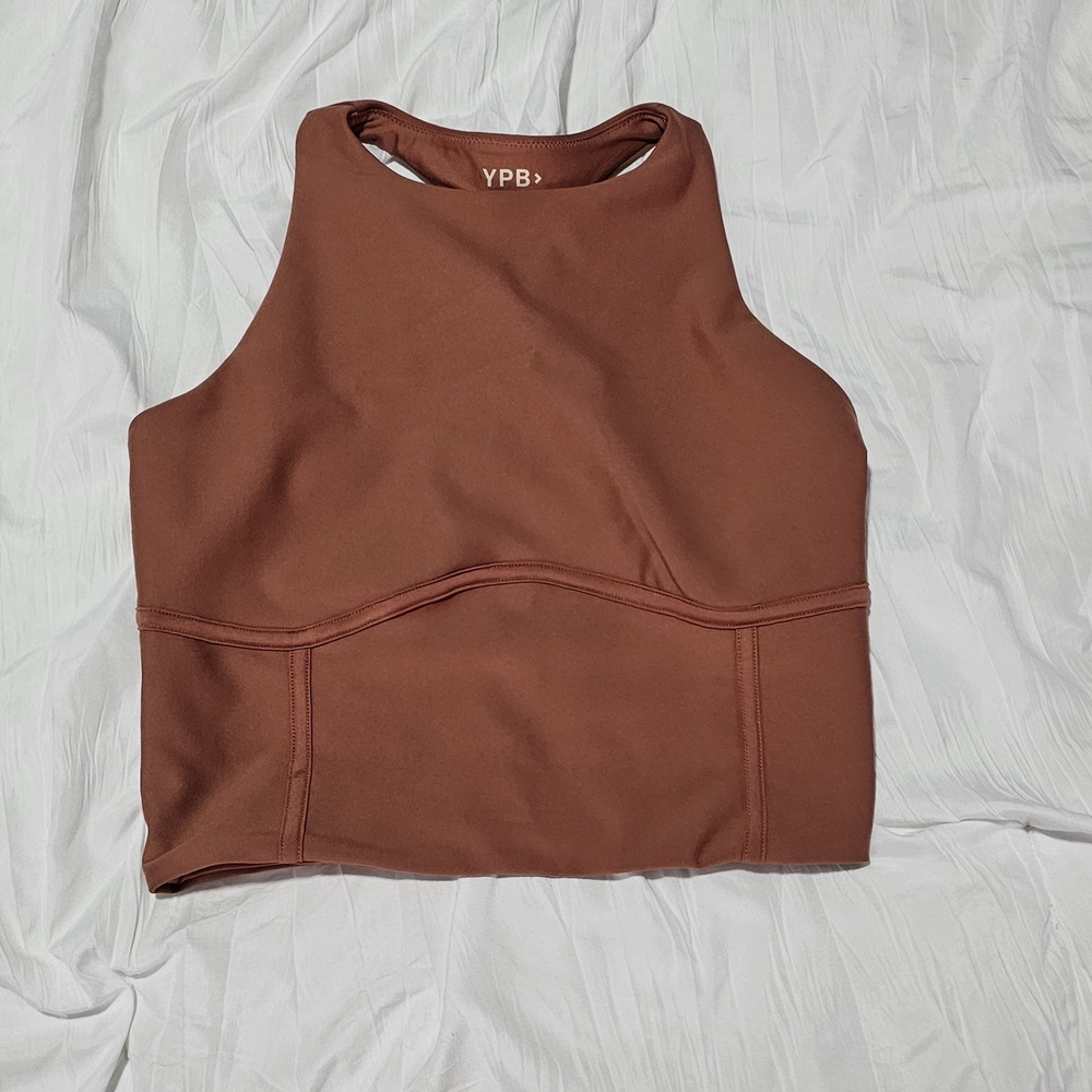 YPB Brown Sleeveless Top